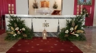 Bożonarodzeniowy wystrój kościoła